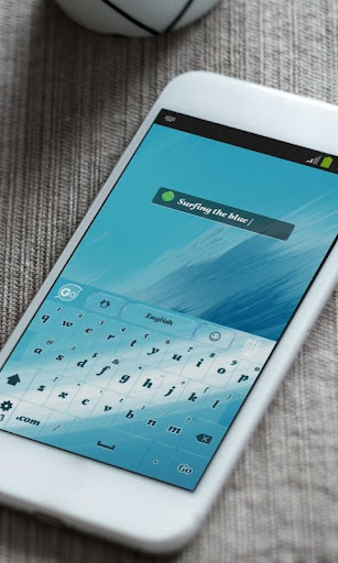 免費下載個人化APP|Light Blue Shine GO Keyboard app開箱文|APP開箱王
