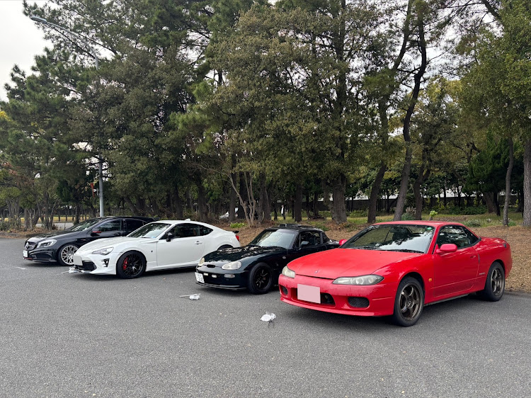 カプチーノの愛車とサクラ🌸・頂いた写真・グリル大百科・霞チューン美化活動❗️・西日本カプチーノＭＴに参加します🤗に関するカスタム事例の投稿画像3枚目
