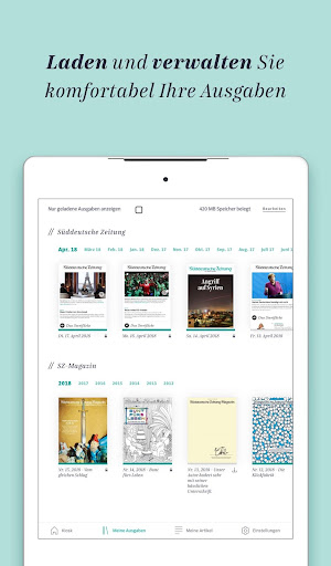 Süddeutsche Zeitung Zeitungsapp 4.1 screenshots 21
