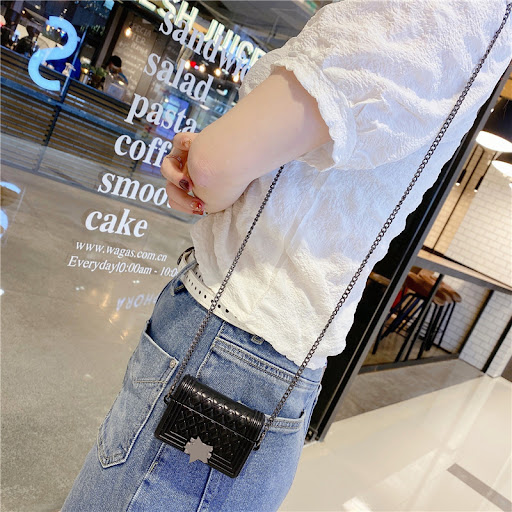 Title 5, Apple compatible chain bag earphone cover wirel...