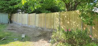 Closeboard panels concrete posts and gravel boards  album cover