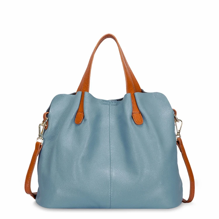 Sac fourre-tout en cuir souple pour femmes, sac de maman. Grand, confortable et élégant. Parfait pour le quotidien. Un accessoire intemporel et pratique.