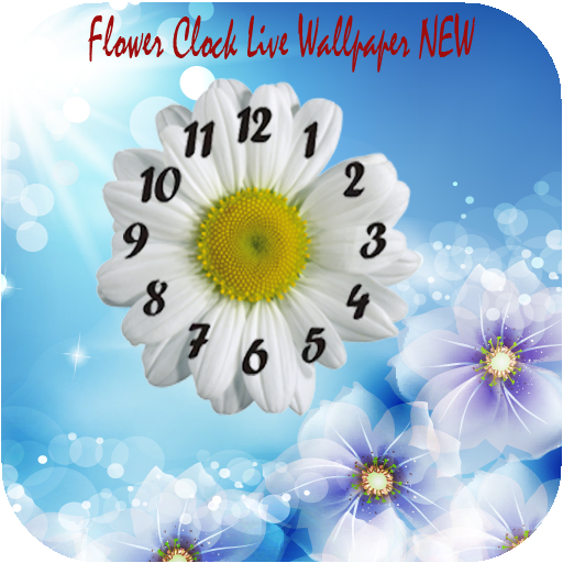 Flower Clock Live Wallpaper