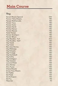 Garam Masala Rest-O-Bar menu 4