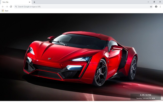 W Motors Lykan Hypersport New Tab