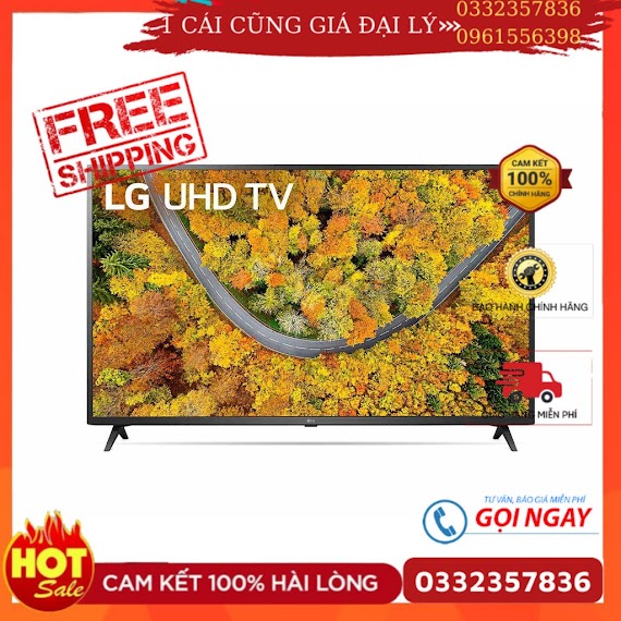 Smart Uhd Tivi Lg 50 Inch 4K 50Up7550Ptc - Model 2021 - Miễn Phí Lắp Đặt - Mới Đập Hộp