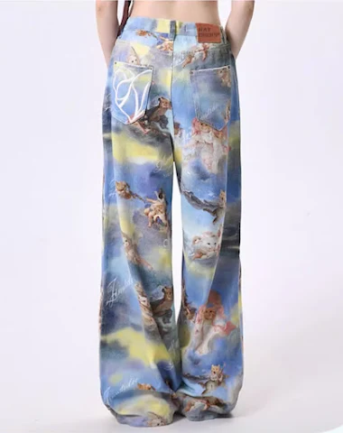 Casual Angel Kitten Oil Painting Pr - 3