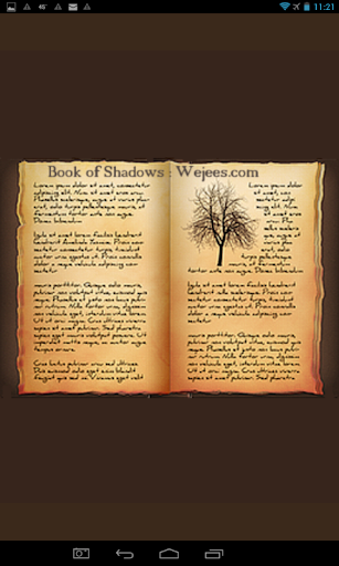 Book of Shadows White Wiccan Magick Grimoire