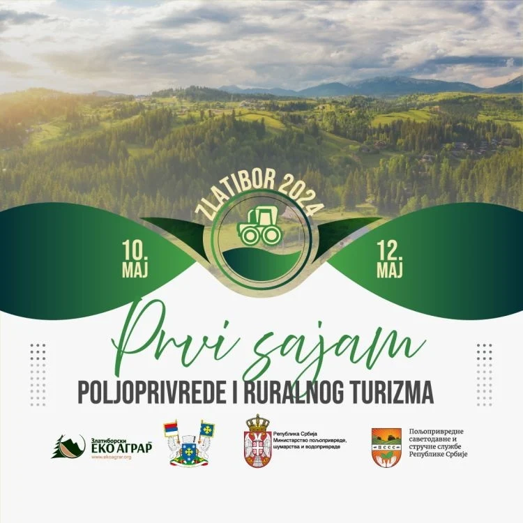 Prvi sajam poljoprivrede i ruralnog turizma početkom maja na Zlatiboru  