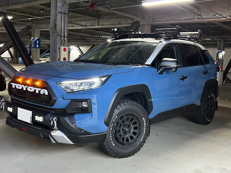 RAV4のワイドトレッドスペーサー・ミリ波レーダー・エラー表示・DIY・ラプターグリルに関するカスタム事例の投稿画像17枚目