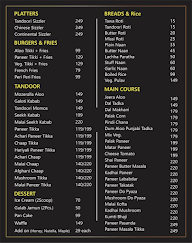 The Spice Villa Cafe menu 2