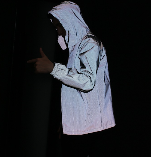 Title 7, Korean Mens Luminous Mesh Hooded Windbreaker J...