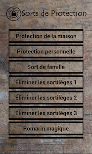 Sorts de protection