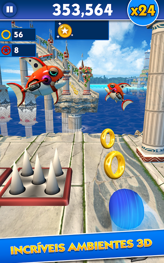  Sonic Dash: captura de tela 