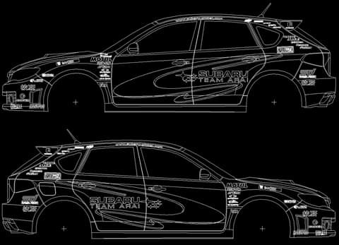 HIDE-SPEC-Cさんが投稿したDSH デカール工房 HIDE・ラリーレプリカ・ステッカー自作に関するカスタム事例の投稿画像8枚目