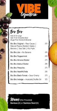 Vibe Liquiteria menu 4