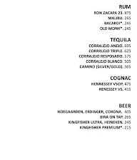 Fez Dining and Bar menu 3