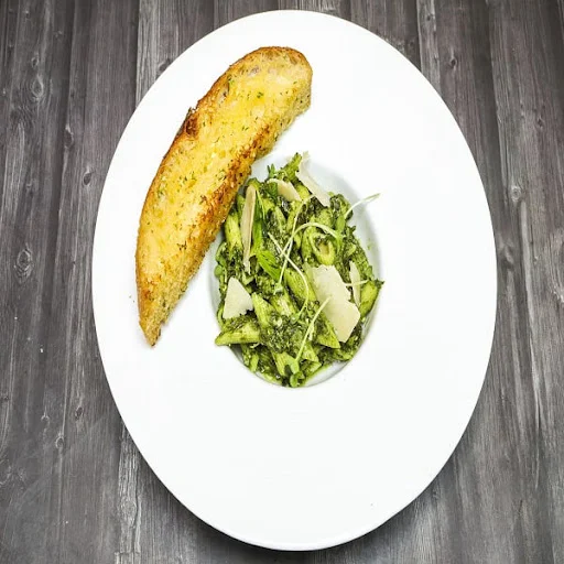 Penne Pesto, Pine Nuts