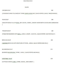 Healthilicious menu 1