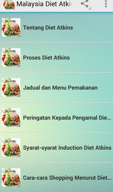 Menu Diet Artis Malaysia