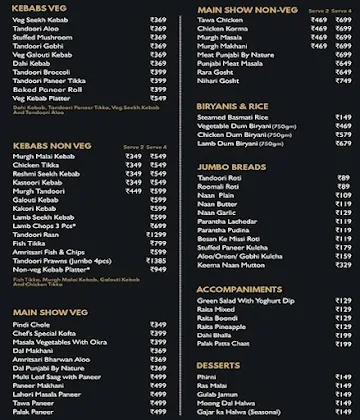 Punjabi By Nature menu 