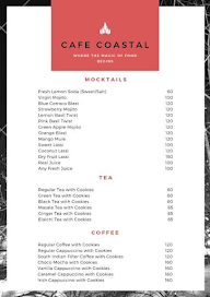 Cafe Coastal menu 1