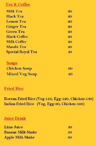 Zee's Cafe menu 1