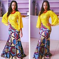 Kitenge Skirt and Blouse Designs Styles