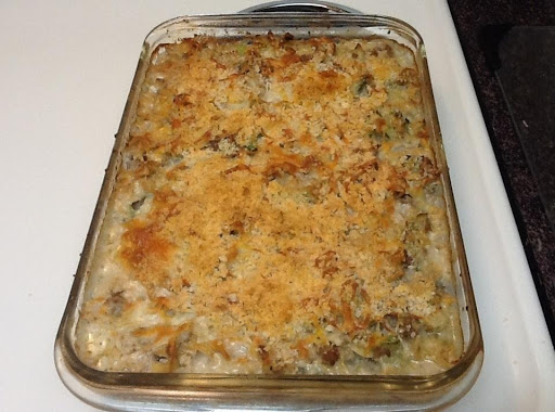 Creamy, yummy, stick-to-your-ribs casserole that's sure to please!