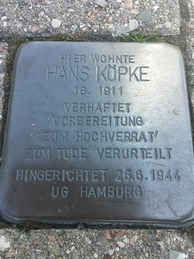 Stolperstein Hans Köpke