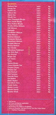 Jai Jinendra menu 2