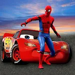 Cover Image of Herunterladen Superheroes Car Simulator Stunt Racing Games 1.4 APK