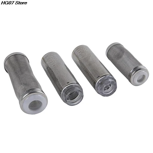 12/16mm Aquarium Inflow Inlet Filter Stainless Steel Mesh Net Guard Fish Tank Filter Accesories Intake Strainer Prefilte