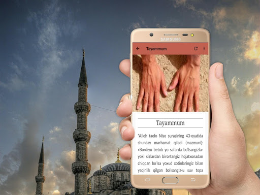 Tahorat - Gusl -Tayammum olish tartibi