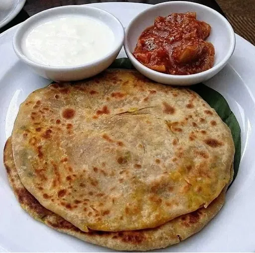 Desi Ghee Aloo Onion Paratha