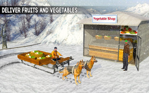 Snow Dog Sledding Transport: Dog Simulator Games