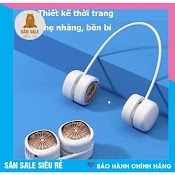 [Sẵn Hàng] Quạt Tích Điện Đeo Cổ, Quạt Mini Không Dây Sạc Pin Usb Có 3 Tốc Độ Gió, Pin 1800Mah