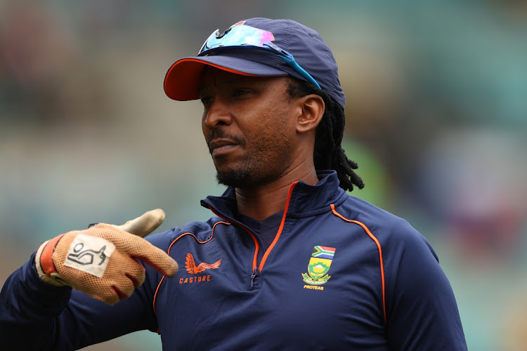 Proteas interim head coach Malibongwe Maketa is interested in taking the job on a permanent basis but says there are plenty of challenges for the team to resolve. (Photo by Mark Kolbe/Getty Images)