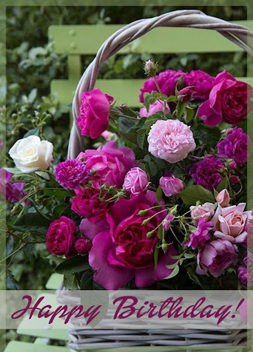 Mohammad Karataev: Beautiful Birthday Flowers Cards : Floral Wishes ...