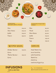 Infusions Cafe & Restro menu 1