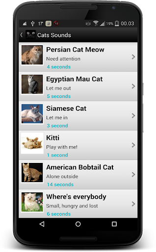 Screenshot Cat Sounds