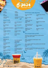 9834 The Fruit Truck menu 2