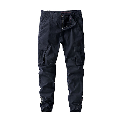 Title 4, Mens Trendy Brand Trousers, Heavy Enzyme Washe...