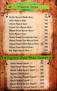 Chula Dhosa menu 5