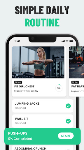 Screenshot 7 Minute Workout ~Fitness App