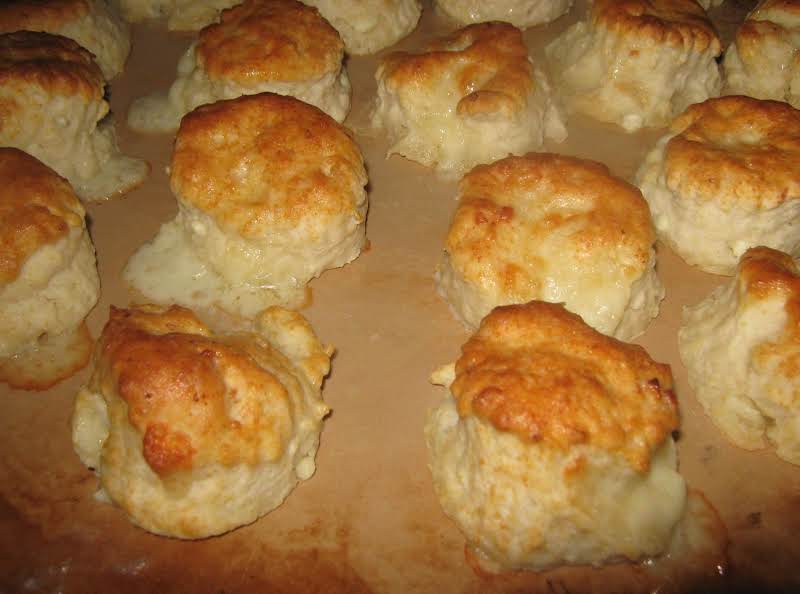 Mini Feta & White Cheddar Cheese Biscuits