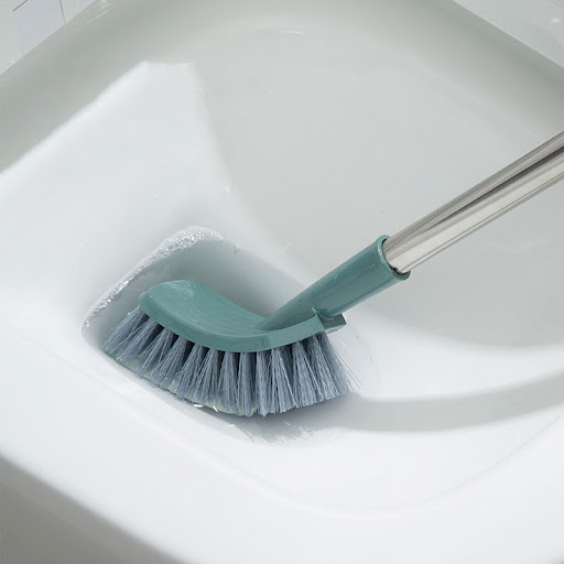 Title 2, Long Handle Toilet Sponge Without Dead Corners....