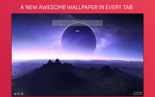 Solar Eclipse Wallpaper HD Custom New Tab