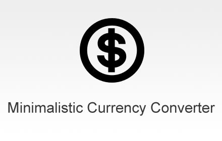 Minimalistic Currency Converter Preview image 0