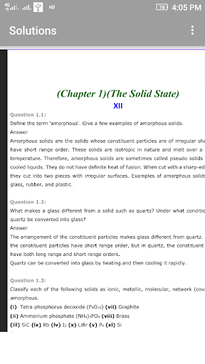 Class 12 Chemistry NCERT Solutions